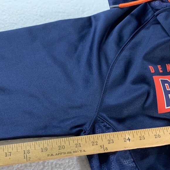 Denver Broncos Men's Majestic Therma Base Zip Hoodie Jacket Football Size L EUC - Picture 8 of 11